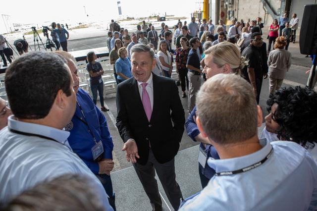 NASA image: Media Event with Northrop Grumman at VAB Highbay 2