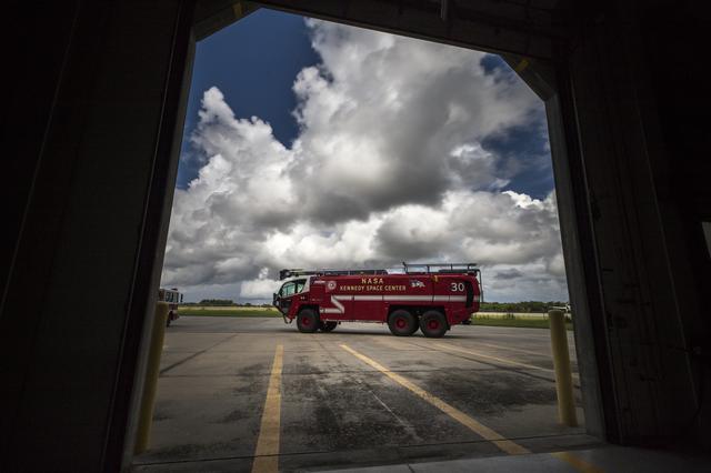 NASA image: SI Annual Report Photos - Fire Truck
