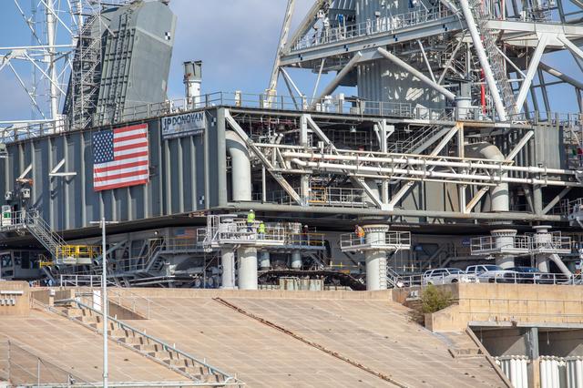 NASA image: Mobile Launcher Back to Pad 39B