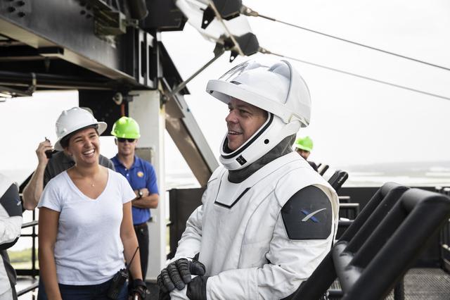 NASA image: SpaceX Emergency Egress Exercise