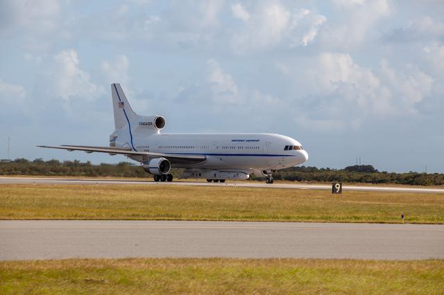 NASA image: Pegasus ICON Arrival at CCAFS