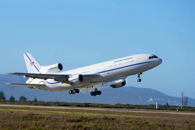 NASA image: Pegasus ICON Takeoff from VAFB