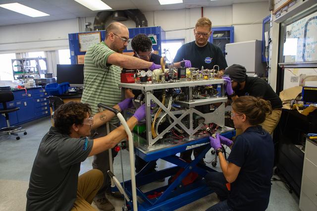 NASA image: OSCAR Flight Module Assembly Work