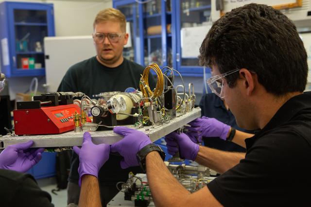 NASA image: OSCAR Flight Module Assembly Work