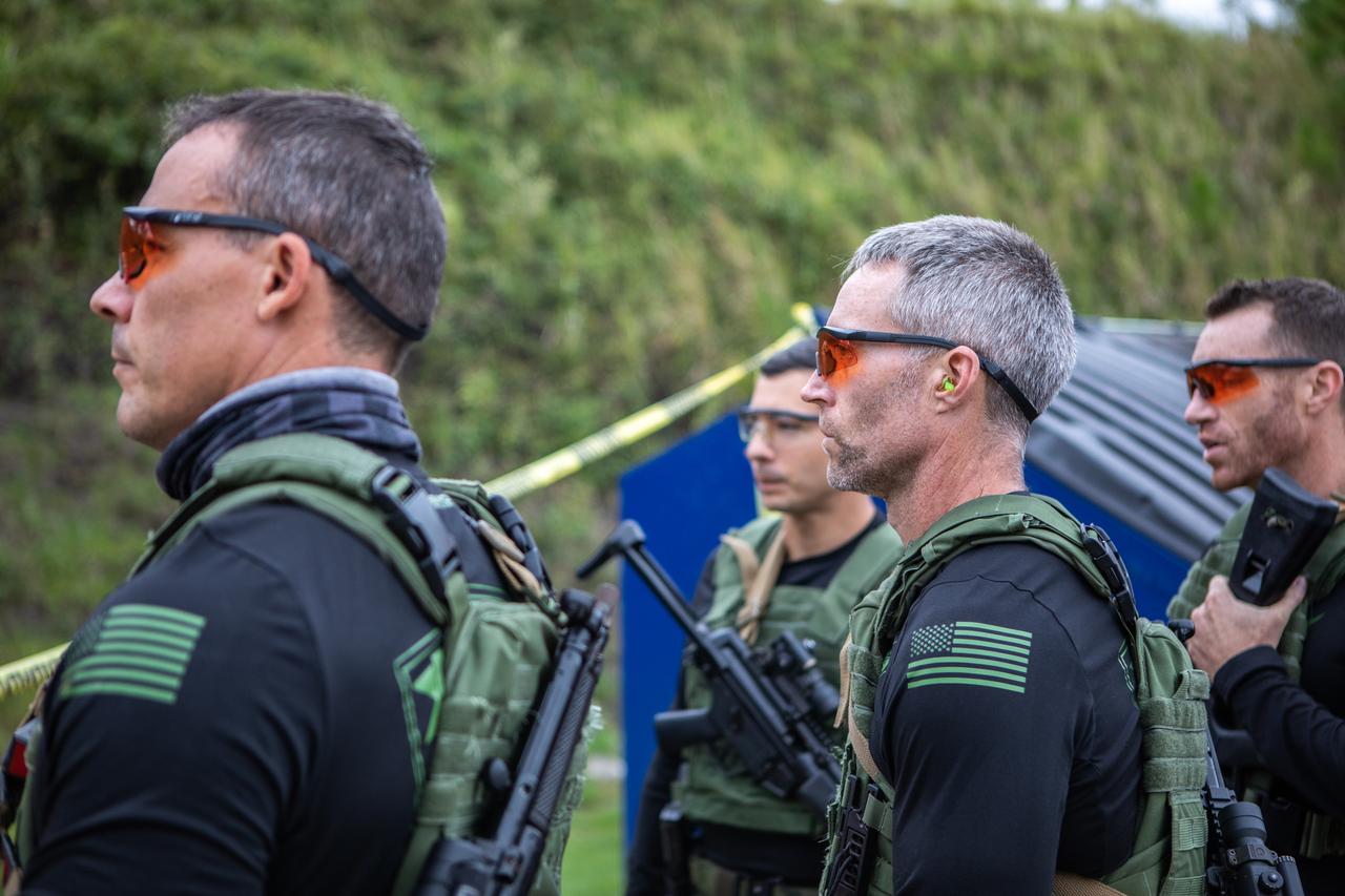 Members of NASA Kennedy Space Center's Emergency Response Team prepare for the next tactical challenge at the 37th Annual SWAT Round-Up International at the Lawson Lamar Firearms and Tactical Training Center in Orlando, Florida. The competition was held Nov. 10 to 15, 2019, and featured five different tactical challenges. Kennedy's ERT members exchanged best practices and competed with more than 50 teams from the U.S. and around the world.