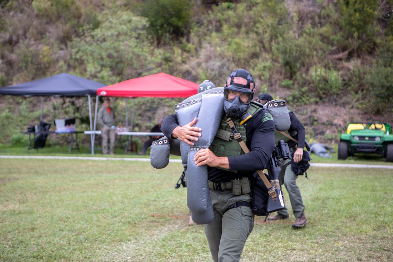 Members of NASA Kennedy Space Center's Emergency Response Team compete in the citizen rescue tactical challenge at the 37th Annual SWAT Round-Up International at the Lawson Lamar Firearms and Tactical Training Center in Orlando, Florida. The competition was held Nov. 10 to 15, 2019, and featured five different tactical challenges. Kennedy's ERT members exchanged best practices and competed with more than 50 teams from the U.S. and around the world.