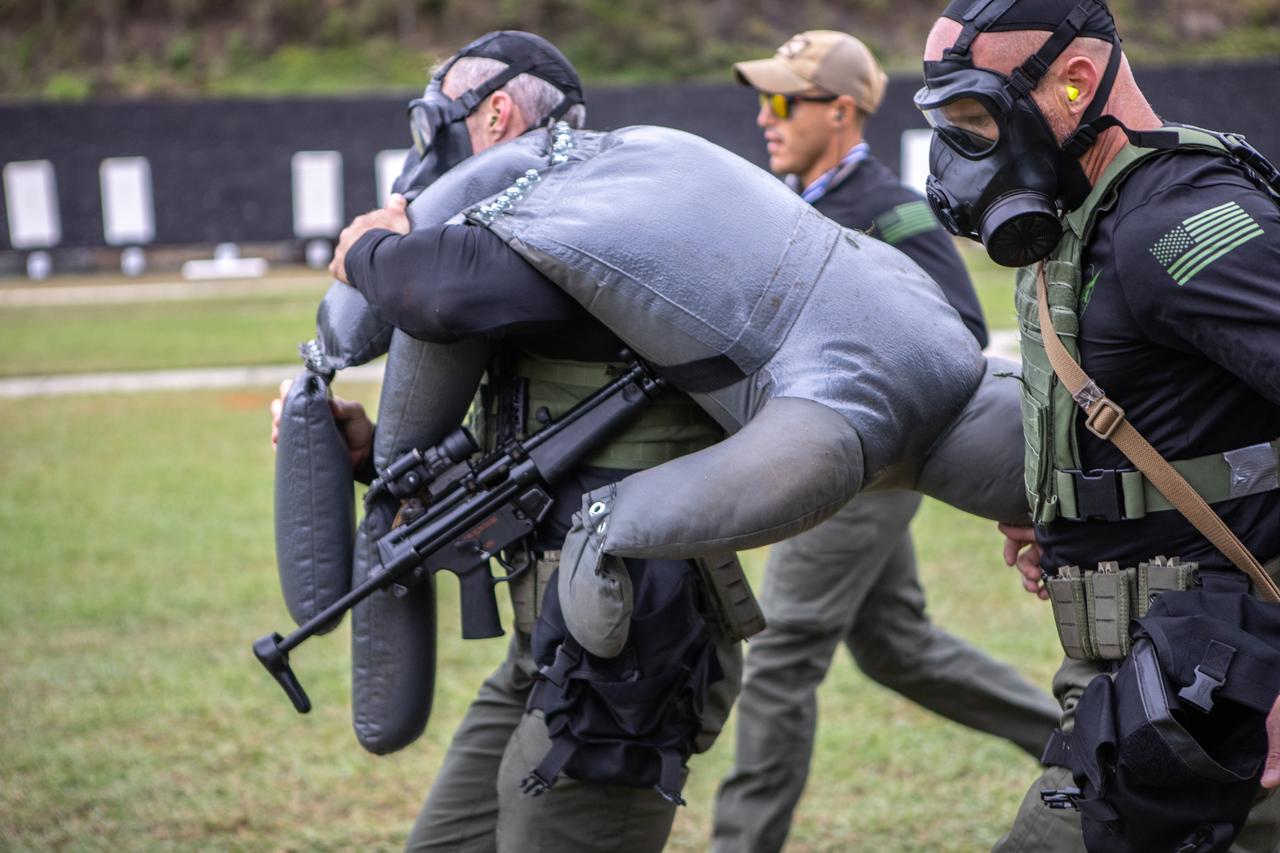 Members of NASA Kennedy Space Center's Emergency Response Team compete in the citizen rescue tactical challenge at the 37th Annual SWAT Round-Up International at the Lawson Lamar Firearms and Tactical Training Center in Orlando, Florida. The competition was held Nov. 10 to 15, 2019, and featured five different tactical challenges. Kennedy's ERT members exchanged best practices and competed with more than 50 teams from the U.S. and around the world.
