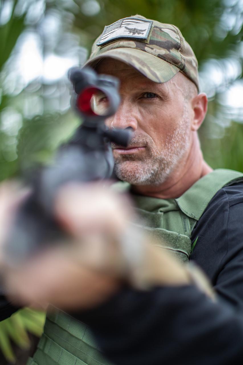 A member of NASA Kennedy Space Center's Emergency Response Team talks looks through the scope of his rifle as he prepares for the next tactical challenge during the 37th Annual SWAT Round-Up International at the Lawson Lamar Firearms and Tactical Training Center in Orlando, Florida. The competition was held Nov. 10 to 15, 2019, and featured five different tactical challenges. Kennedy's ERT members exchanged best practices and competed with more than 50 teams from the U.S. and around the world.
