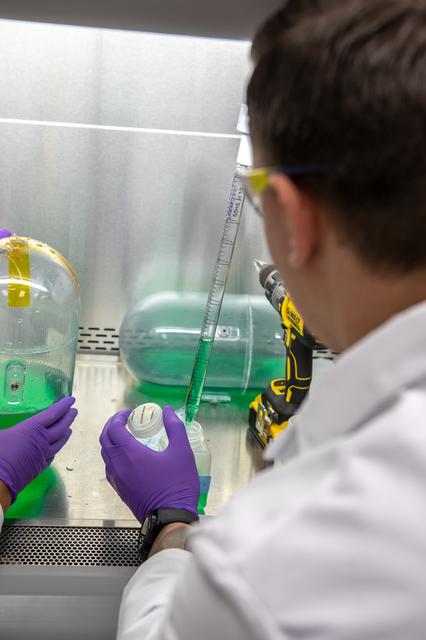 NASA image: ISS Slosh Tank Experiment