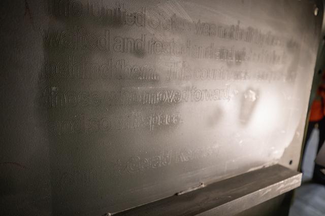 NASA image: Mobile Launcher Door Etchings