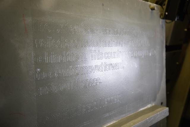 NASA image: Mobile Launcher Door Etchings
