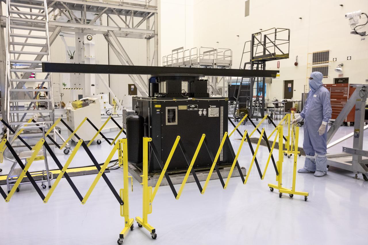 Buck Crenshaw, a quality assurance subject matter expert with NASA’s Jet Propulsion Laboratory (JPL), is photographed next to critical ground support equipment that will be utilized to process the agency’s Mars 2020 rover inside Kennedy Space Center’s Payload Hazardous Servicing Facility on Nov. 22, 2019. The Mars 2020 rover is being manufactured at JPL in California and, once complete, will be sent to the Florida spaceport for assembly, prelaunch processing and checkouts. The rover is scheduled to launch from Cape Canaveral Air Force Station in summer 2020 aboard a United Launch Alliance Atlas V rocket procured from NASA’s Launch Services Program. The mission will help the agency better understand the geology of Mars, test new robotic technology and assist in determining if any form of life ever was supported on the Red Planet. 