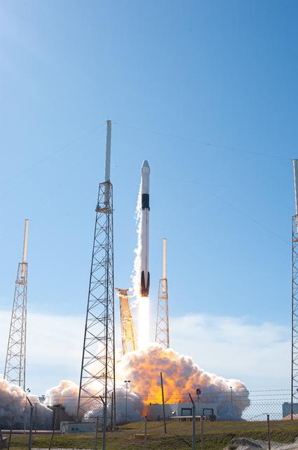 NASA image: SpaceX CRS-19 Liftoff