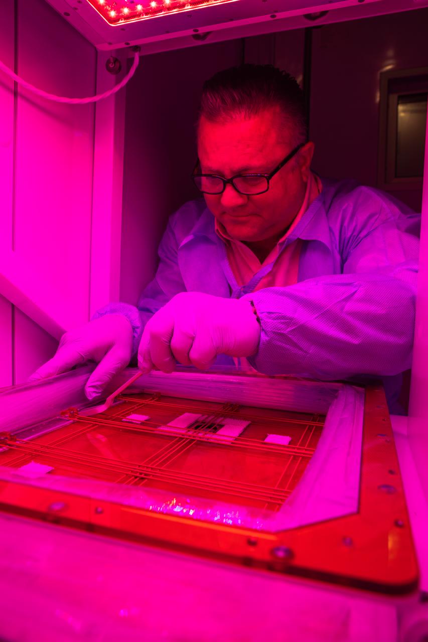 Matthew English is the Exploration Research and Technology facility manager for the Space Station Processing Facility (SSPF) at NASA’s Kennedy Space Center in Florida. English’s responsibilities include ensuring that the International Space Station teams inside the SSPF have the facilities, tools and capabilities they need to support their launch customers, thus providing the support necessary to enable further research and design discoveries within NASA. 