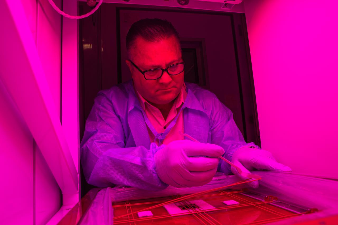 Matthew English is the Exploration Research and Technology facility manager for the Space Station Processing Facility (SSPF) at NASA’s Kennedy Space Center in Florida. English’s responsibilities include ensuring that the International Space Station teams inside the SSPF have the facilities, tools and capabilities they need to support their launch customers, thus providing the support necessary to enable further research and design discoveries within NASA. 