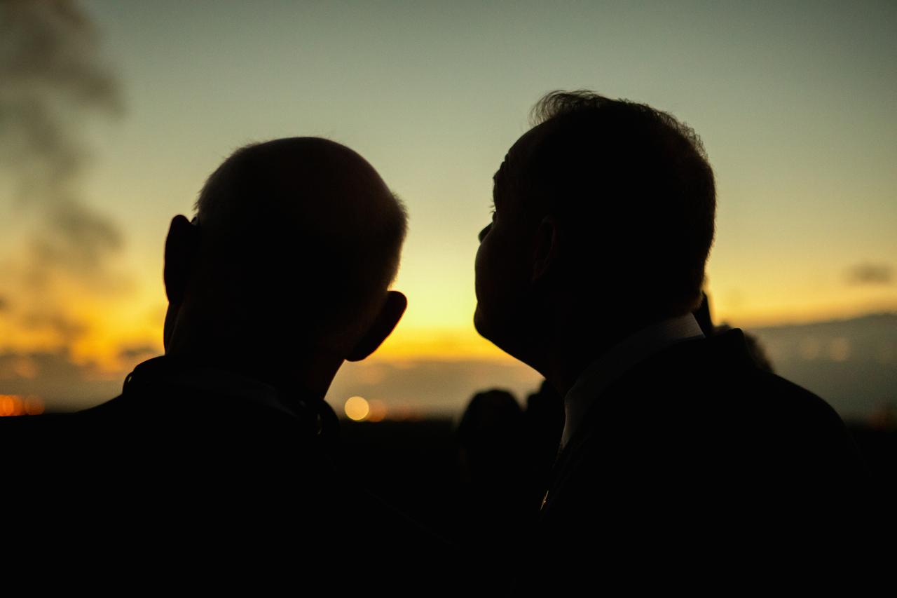 Tory Bruno, president and chief executive officer of United Launch Alliance, left, and NASA Administrator Jim Bridenstine watch the launch of a United Launch Alliance Atlas V rocket carrying Boeing’s CST-100 Starliner spacecraft for Boeing’s Orbital Flight Test, Dec. 20, 2019. Liftoff occurred at 6:36 a.m. EST from Space Launch Complex 41 at Florida’s Cape Canaveral Air Force Station. The uncrewed Orbital Flight Test is the Starliner’s first flight for NASA’s Commercial Crew Program.