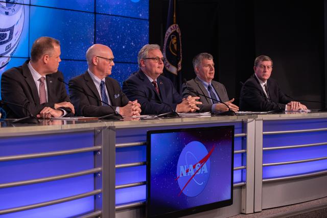 NASA image: CCP Boeing OFT ULA Post Launch News Conference