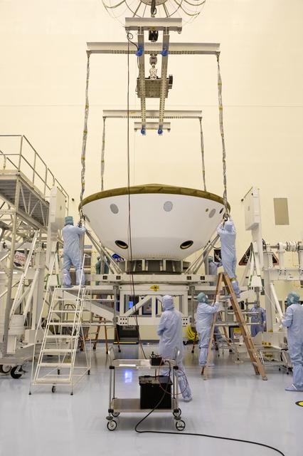 NASA image: Mars 2020 Lift Activities in PHSF