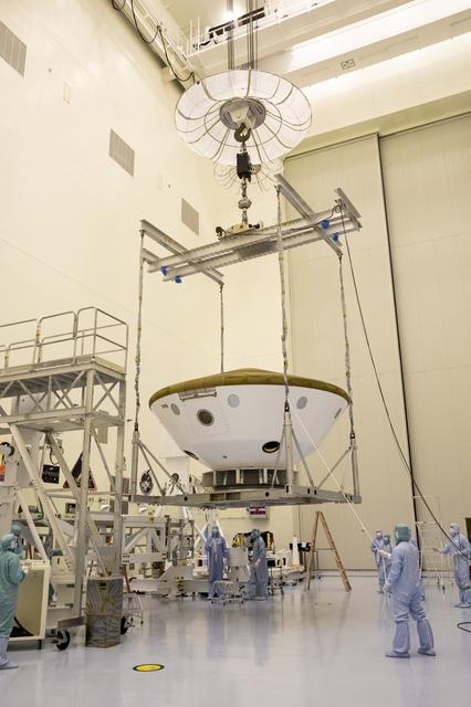 NASA image: Mars 2020 Lift Activities in PHSF