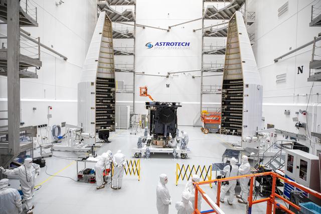 NASA image: Solar Orbiter Encapsulation at Astrotech