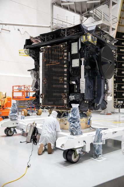 NASA image: Solar Orbiter Encapsulation at Astrotech