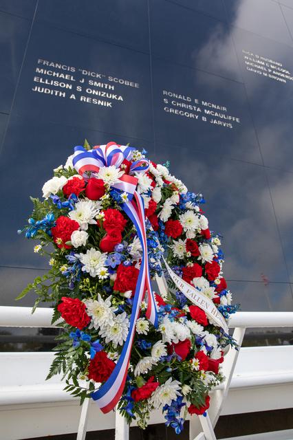 NASA Day of Remembrance Wreath Laying Ceremony