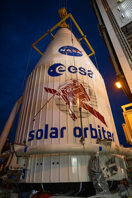 NASA image: Solar Orbiter Spacecraft Lift and Mate