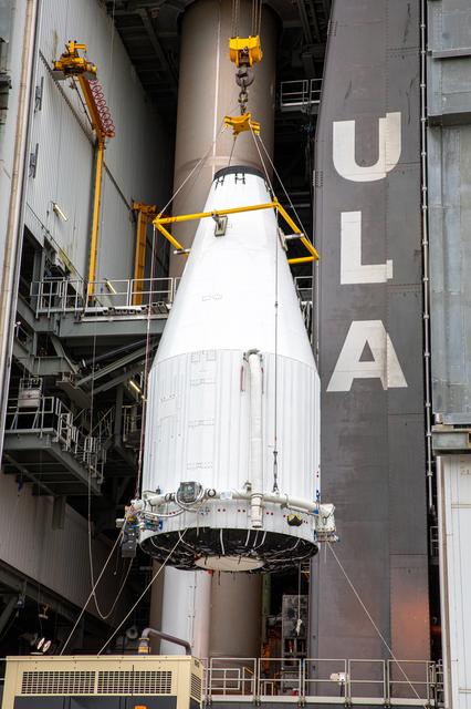 NASA image: Solar Orbiter Spacecraft Lift and Mate