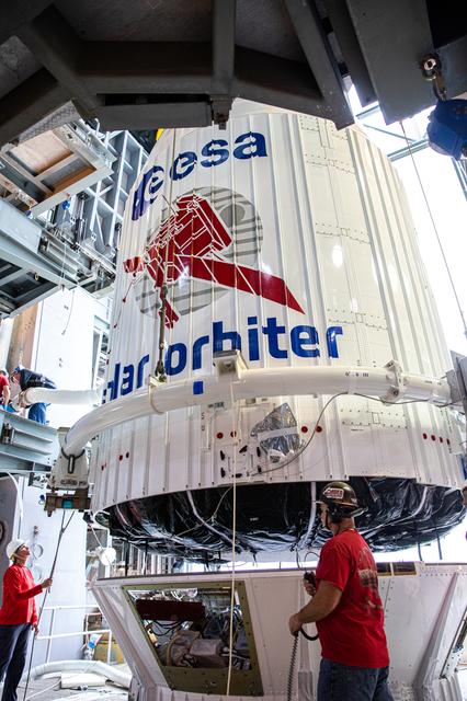 NASA image: Solar Orbiter Spacecraft Lift and Mate