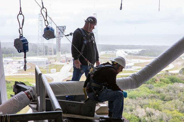 NASA image: Solar Orbiter Spacecraft Lift and Mate