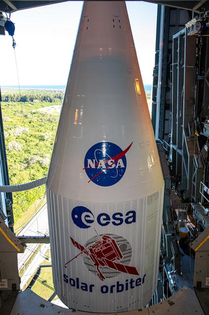 NASA image: Solar Orbiter Rollout to Pad