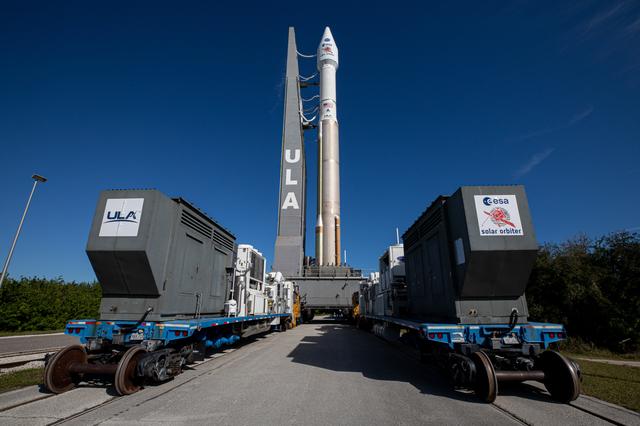NASA image: Solar Orbiter Rollout to Pad