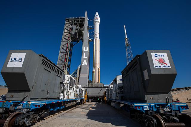 NASA image: Solar Orbiter Rollout to Pad