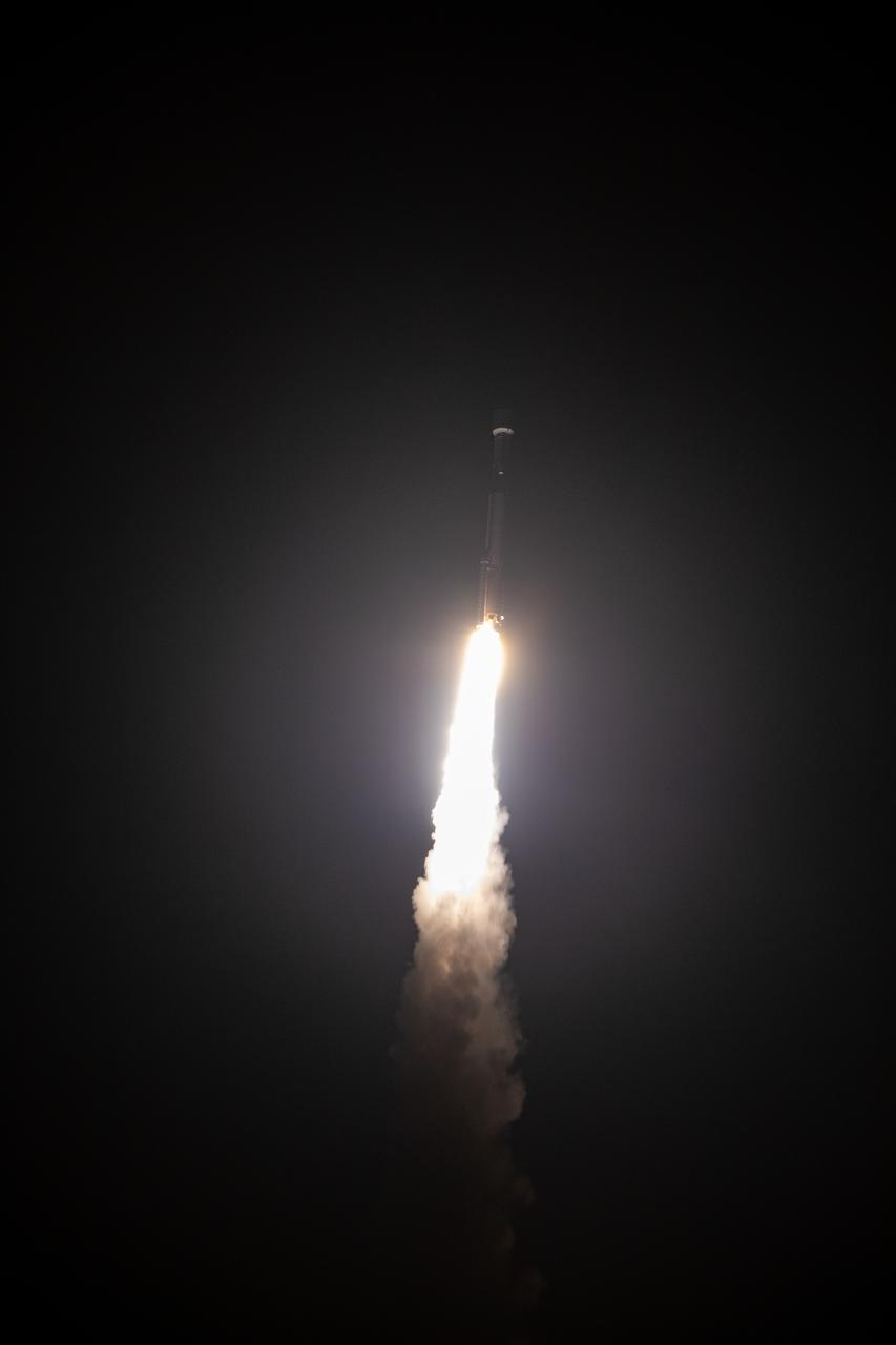 The United Launch Alliance Atlas V rocket, carrying the Solar Orbiter, climbs upward after liftoff from Space Launch Complex 41 on Cape Canaveral Air Force Station in cmsFlorida on Feb. 9, 2020. Liftoff was at 11:03 p.m. EST. Solar Orbiter is an international cooperative mission between ESA (European Space Agency) and NASA. The mission aims to study the Sun, its outer atmosphere and solar wind. The spacecraft will provide the first images of the Sun’s poles. The spacecraft was developed by Airbus Defence and Space. NASA’s Launch Services Program based at Kennedy managed the launch.