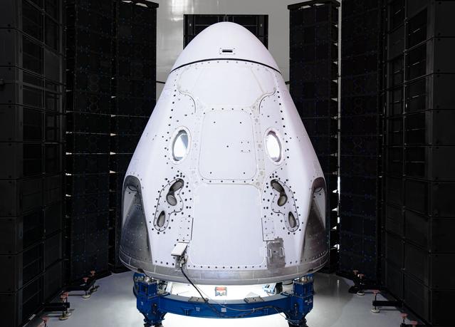 NASA image: SpaceX Demo-2 Crew Dragon Acoustic Testing