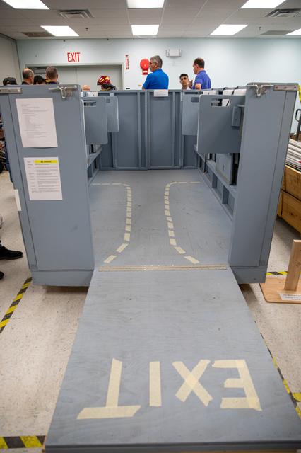 NASA image: Pad 39B Egress Mock Up