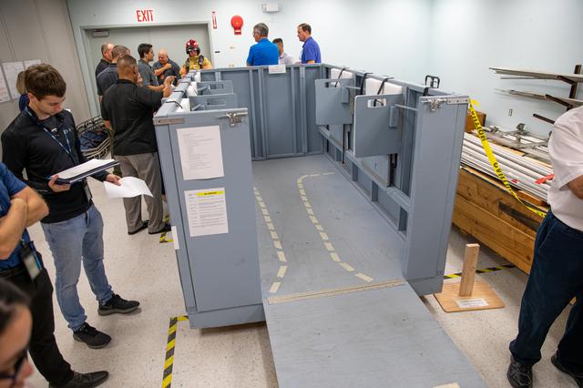 NASA image: Pad 39B Egress Mock Up