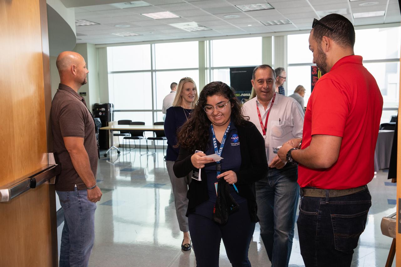 On March 3, 2020, NASA Kennedy Space Center employees attend a presentation in the Florida spaceport’s Operations Support Building II during the center’s annual Safety and Health Days. Taking place March 2 through March 6, Safety and Health Days provides Kennedy employees with a variety of presentations to attend – all of which focus on how to maintain a safe and healthy workforce.