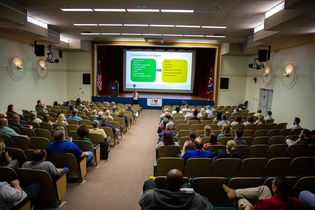 NASA image: Safety and Health Days - Dr. Cassie Hilditch, Fatigue Management