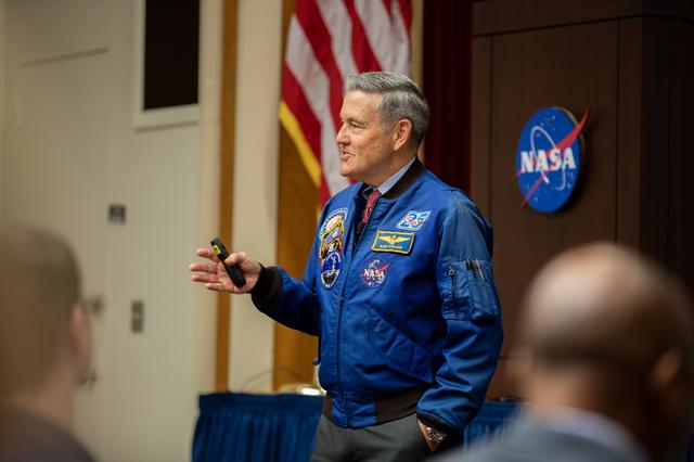 NASA image: Safety and Health Days - Bob Cabana, Lunch and Learn