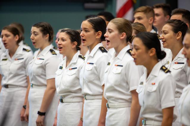 NASA image: Naval Academy Glee Club Performance