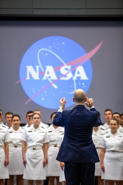 NASA image: Naval Academy Glee Club Performance