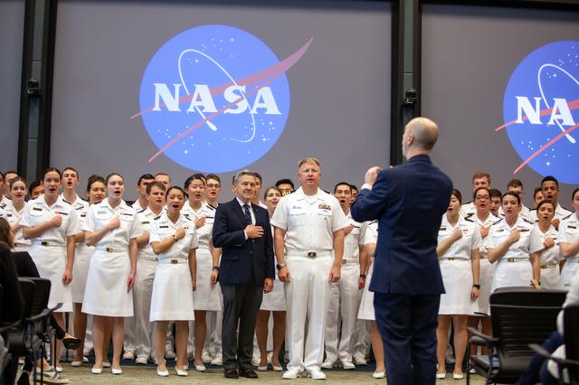 NASA image: Naval Academy Glee Club Performance