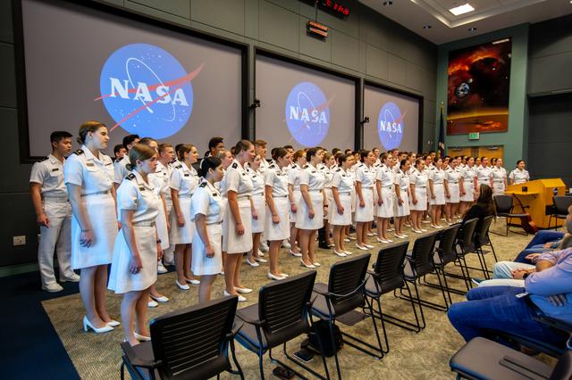 NASA image: Naval Academy Glee Club Performance
