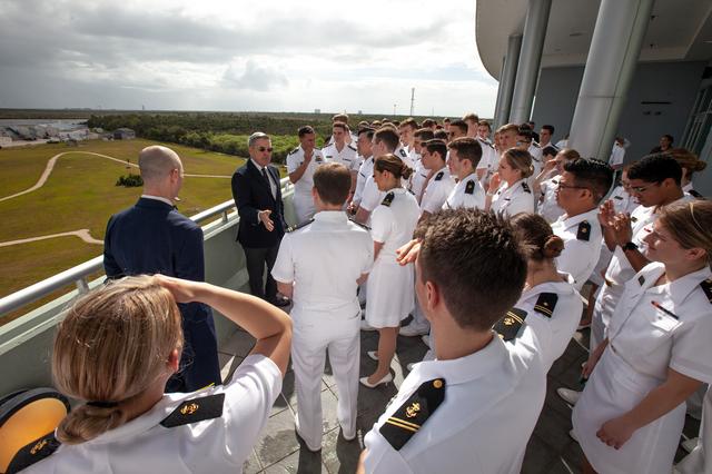 NASA image: Naval Academy Glee Club Performance