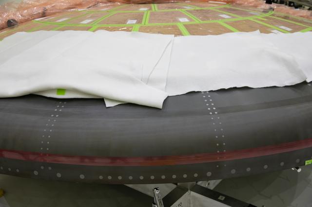 NASA image: Augmented Reality Work on Orion CM Heatshield