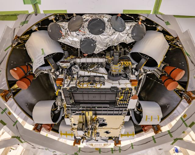 NASA image: Mars 2020 Perseverance Backshell-Powered Descent Vehicle (PDV) Integration
