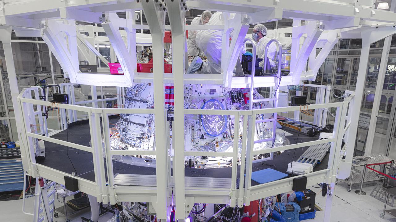The Crew Dragon spacecraft that will be used for the Crew-1 mission for NASA’s Commercial Crew Program undergoes processing inside the clean room at SpaceX headquarters in Hawthorne, California. The Crew-1 mission to the International Space Station is targeted for later in 2020 with NASA Astronauts Victor Glover, Mike Hopkins, Shannon Walker and JAXA astronaut Soichi Noguchi.