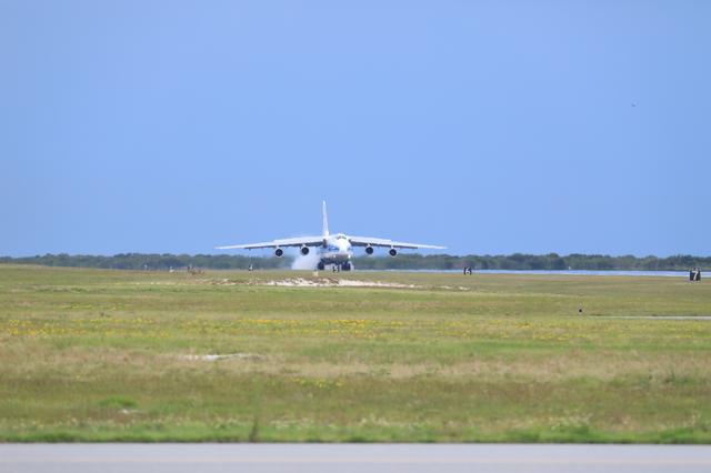 NASA image: Mars 2020 Booster Arrival