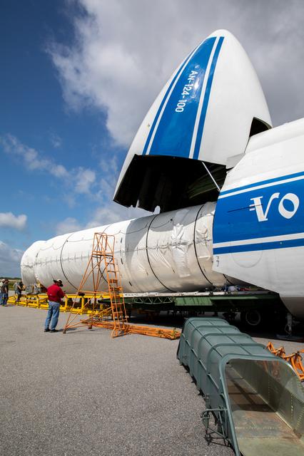 NASA image: Mars 2020 Booster Offload